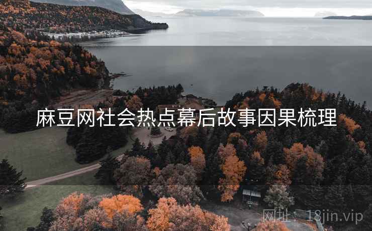 麻豆网社会热点幕后故事因果梳理