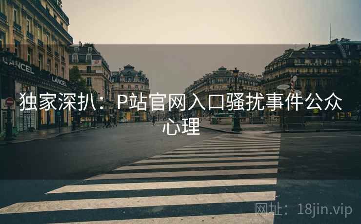 独家深扒：P站官网入口骚扰事件公众心理