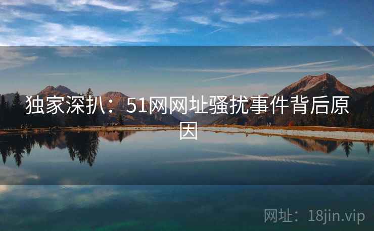 独家深扒：51网网址骚扰事件背后原因