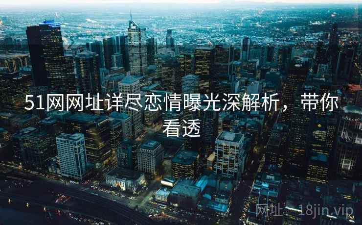 51网网址详尽恋情曝光深解析，带你看透