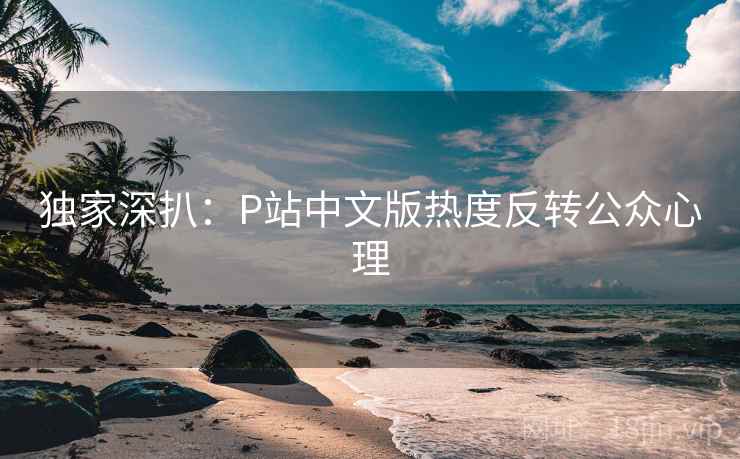独家深扒：P站中文版热度反转公众心理