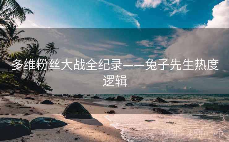 多维粉丝大战全纪录——兔子先生热度逻辑