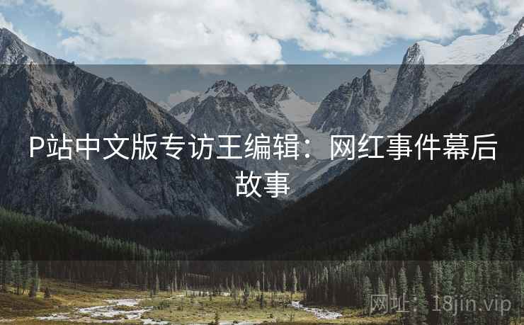 P站中文版专访王编辑：网红事件幕后故事