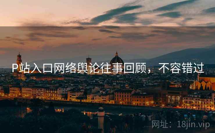 P站入口网络舆论往事回顾，不容错过